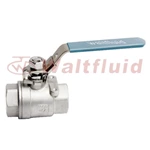 2-PC Stainless Steel Ball Valve Full Port, 1000WOG(PN69)