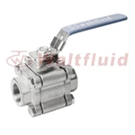 3-PC Stainless Steel Ball Valve Full Port, 3000WOG (PN207)