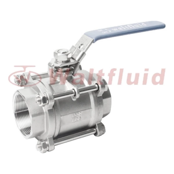 3-PC Stainless Steel Ball Valve Full Port, 1000WOG (PN69)Light-Duty