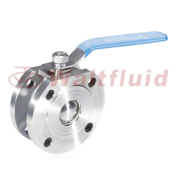 Wafer Type Stainless Steel Ball Valve Full Port, Flange End PN16