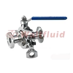 Stainless Steel Sanitary Non Retention Ball Valves