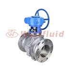 Q347f-16p Q347f-25p DN200 Trunnion Stainless Steel 304 Steam Control Ball Valve