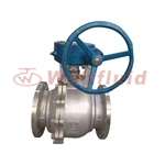 Q347f-16p Q347f-25p DN200 Trunnion Stainless Steel 304 Steam Control Ball Valve