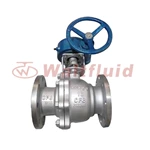 Q347f-16p Q347f-25p DN200 Trunnion Stainless Steel 304 Steam Control Ball Valve