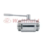 Sanitary Stainless Steel Food Male-Male Thread Ball Valve